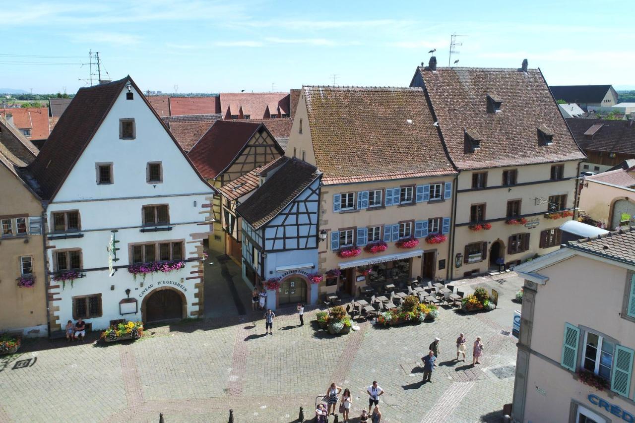 Gites Au Chateau Fleuri Eguisheim Rum bild